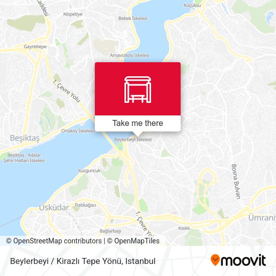 Beylerbeyi / Kirazlı Tepe Yönü map