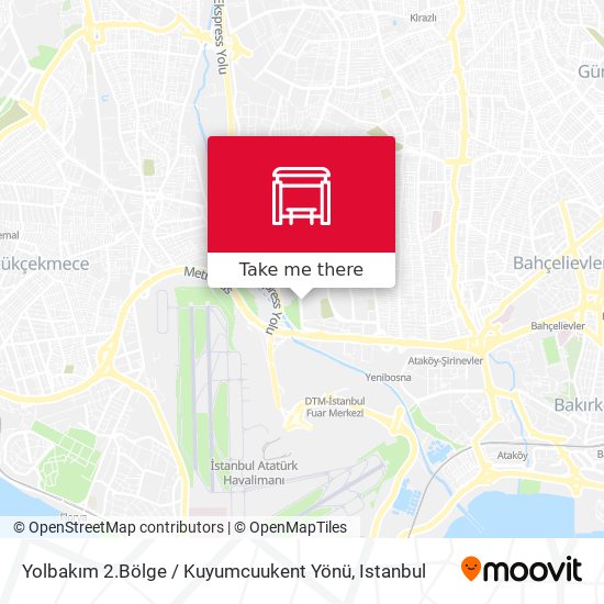 Yolbakım 2.Bölge / Kuyumcuukent Yönü map