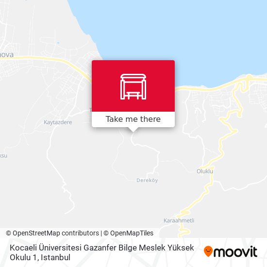 Kocaeli Üniversitesi Gazanfer Bilge Meslek Yüksek Okulu 1 map