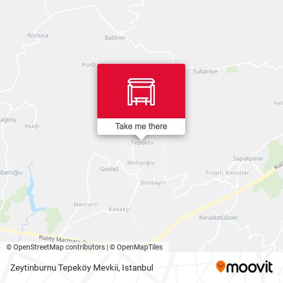 Zeytinburnu Tepeköy Mevkii map