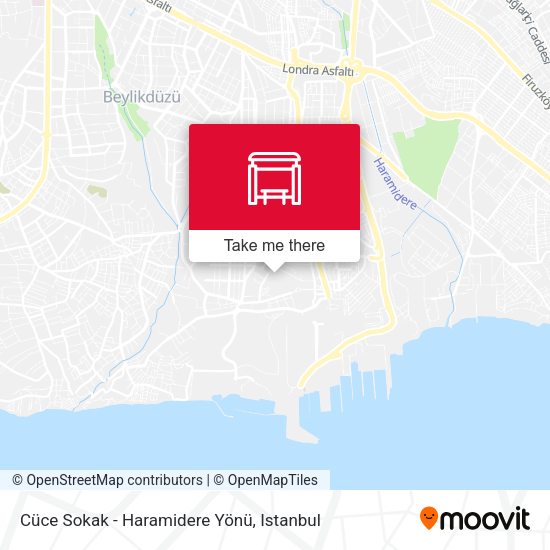Cüce Sokak - Haramidere Yönü map