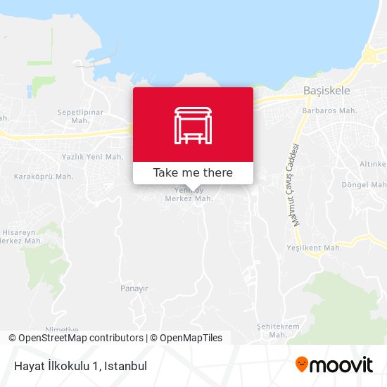 Hayat İlkokulu 1 map