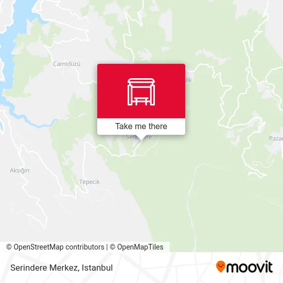 Serindere Merkez map