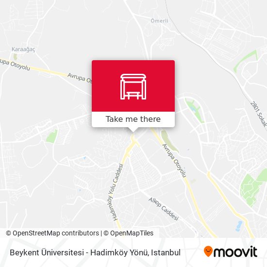 Beykent Üniversitesi - Hadimköy Yönü map