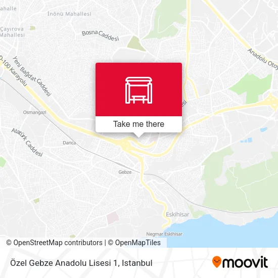 Özel Gebze Anadolu Lisesi 1 map