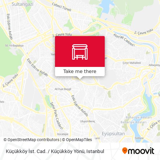 Küçükköy İst. Cad. / Küçükköy Yönü map