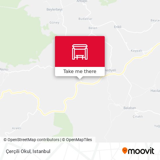 Çerçili Okul map