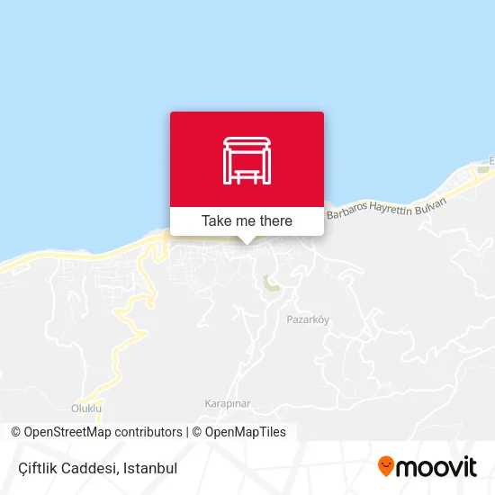 Çiftlik Caddesi map