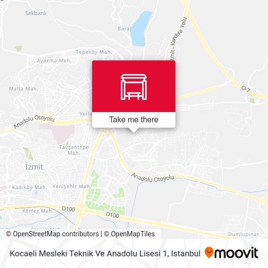 Kocaeli Mesleki Teknik Ve Anadolu Lisesi 1 map