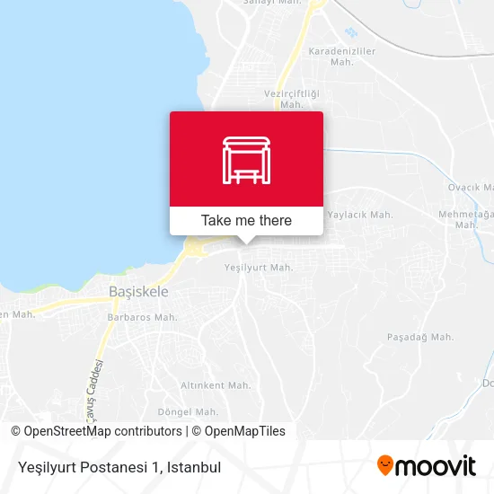 Yeşilyurt Postanesi 1 map