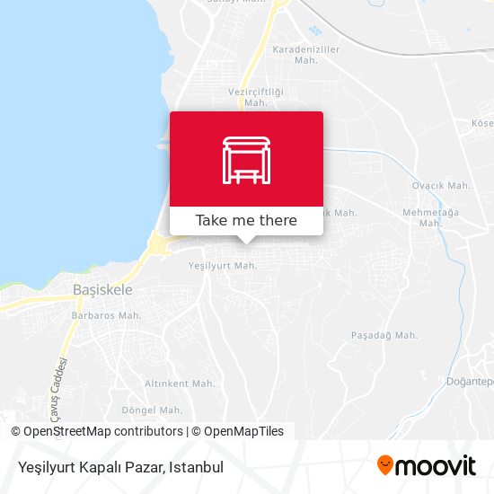Yeşilyurt Kapalı Pazar map