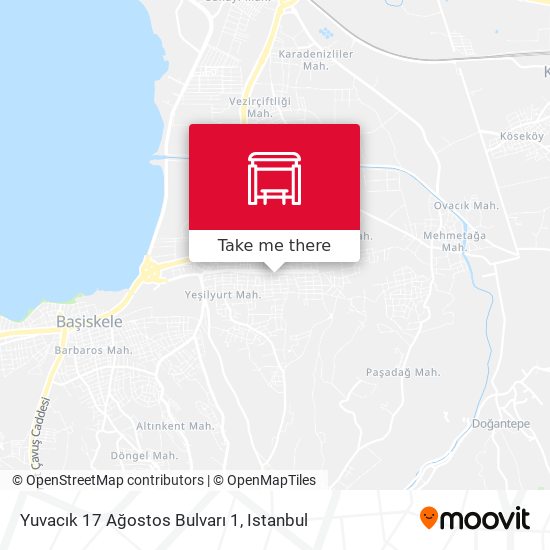 Yuvacık 17 Ağostos Bulvarı 1 map
