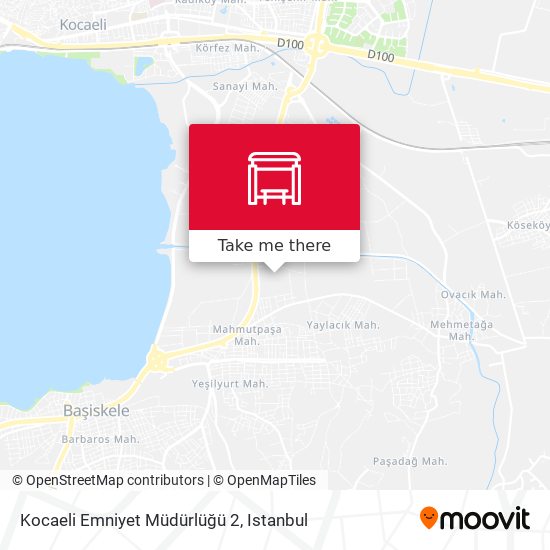 Kocaeli Emniyet Müdürlüğü 2 map