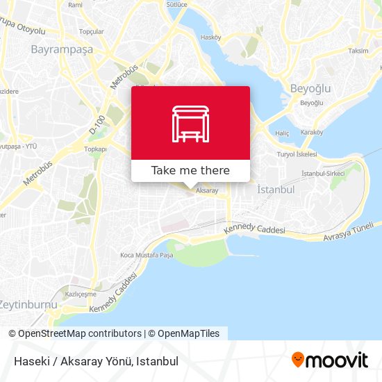 Haseki / Aksaray Yönü map
