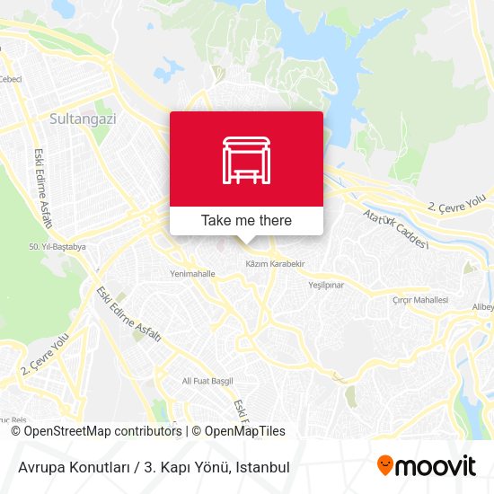 Avrupa Konutları / 3. Kapı Yönü map
