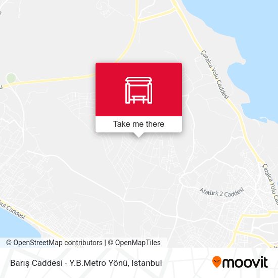 Barış Caddesi - Y.B.Metro Yönü map
