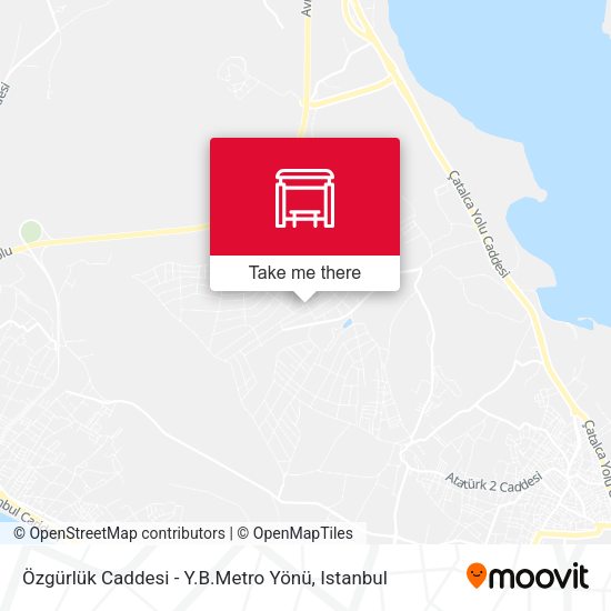 Özgürlük Caddesi - Y.B.Metro Yönü map