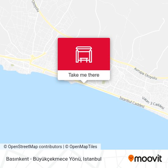 Basınkent - Büyükçekmece Yönü map