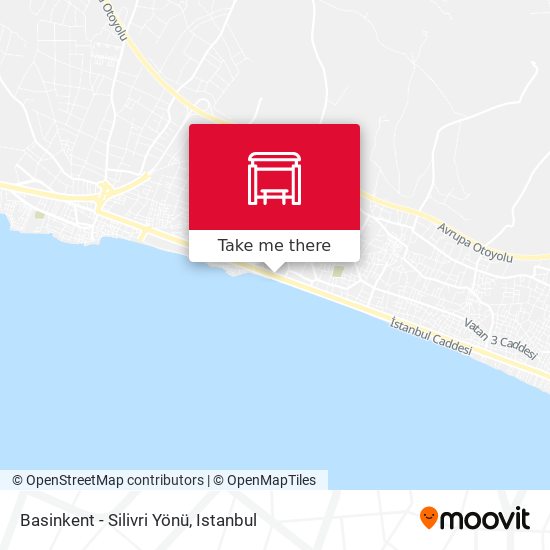 Basinkent - Silivri Yönü map