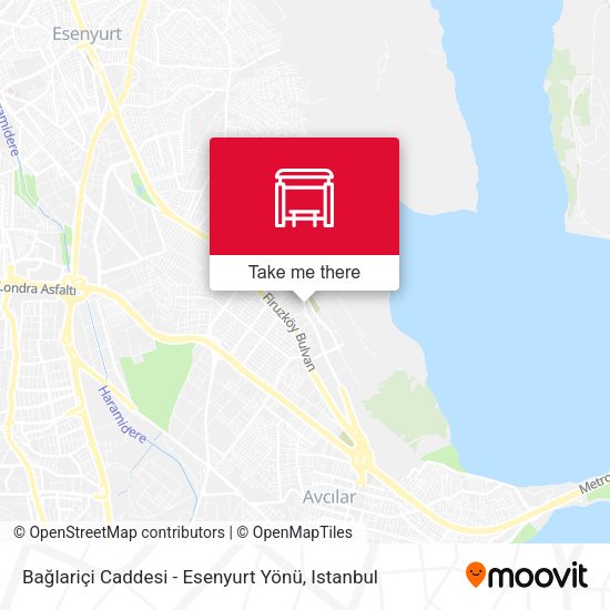 Bağlariçi Caddesi - Esenyurt Yönü map
