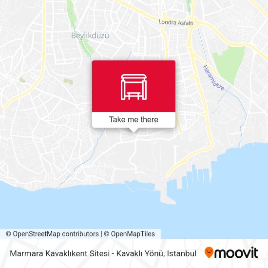Marmara Kavaklıkent Sitesi - Kavaklı Yönü map