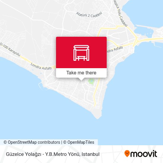 Güzelce Yolağzı - Y.B.Metro Yönü map