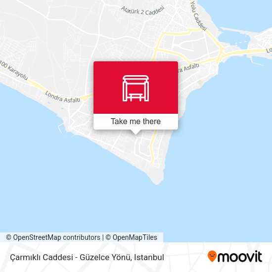 Çarmıklı Caddesi - Güzelce Yönü map