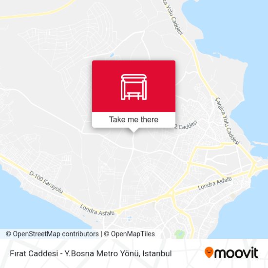 Fırat Caddesi - Y.Bosna Metro Yönü map