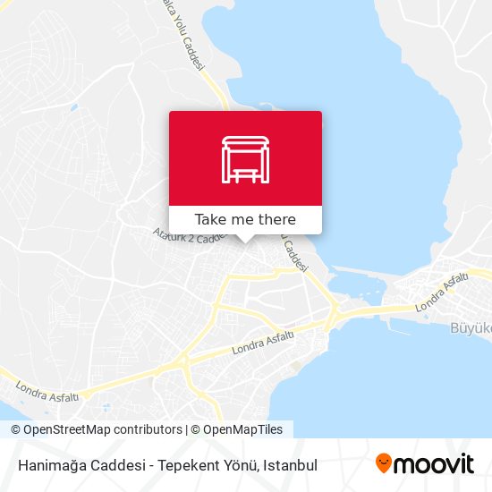 Hanimağa Caddesi - Tepekent Yönü map