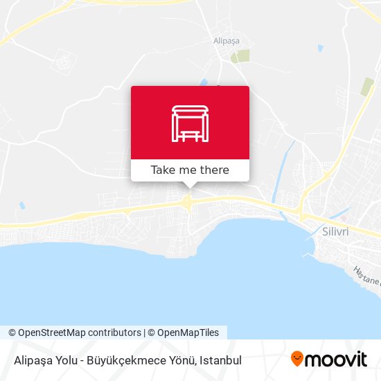 Alipaşa Yolu - Büyükçekmece Yönü map
