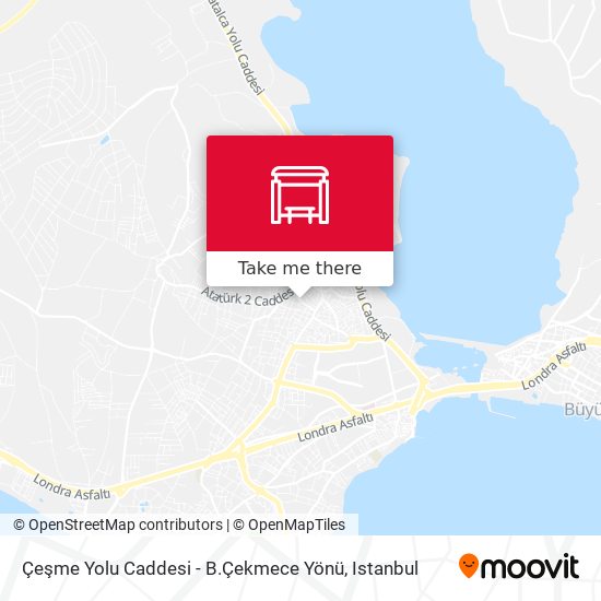 Çeşme Yolu Caddesi - B.Çekmece Yönü map