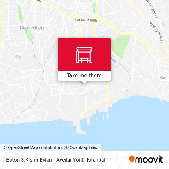 Eston 3.Kisim Evleri - Avcilar Yönü map