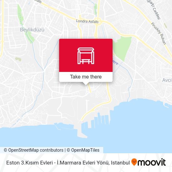 Eston 3.Kısım Evleri - İ.Marmara Evleri Yönü map