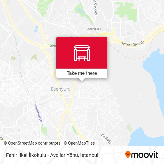 Fahir İlkel İlkokulu - Avcılar Yönü map