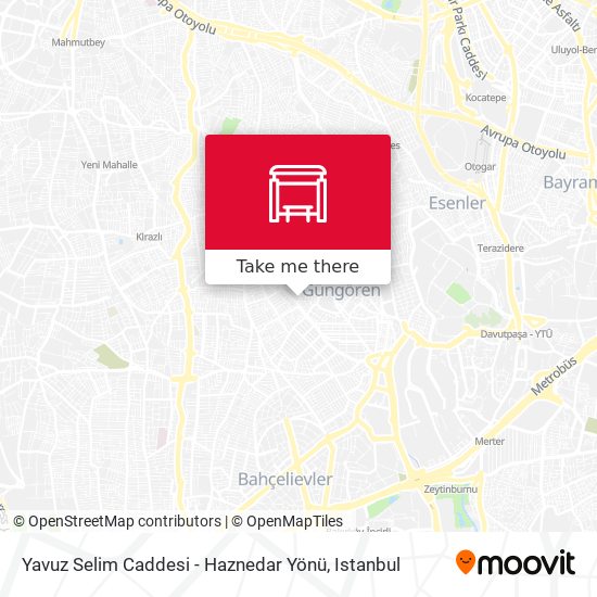Yavuz Selim Caddesi - Haznedar Yönü map
