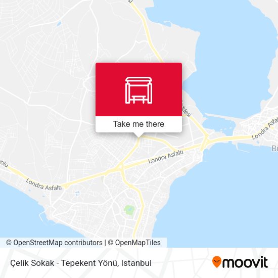 Çelik Sokak - Tepekent Yönü map