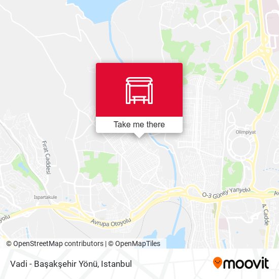 Vadi - Başakşehir Yönü map