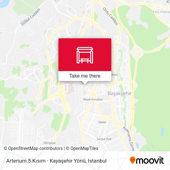 Arterium.5.Kısım - Kayaşehir Yönü map