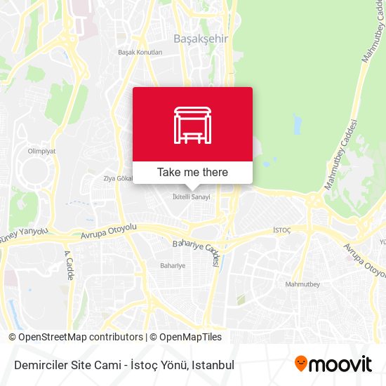 Demirciler Site Cami - İstoç Yönü map