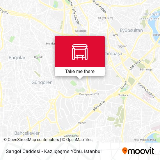 Sarıgöl Caddesi - Kazlıçeşme Yönü map
