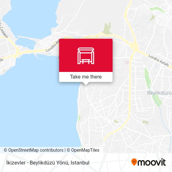 İkizevler - Beylikdüzü Yönü map