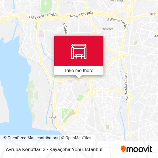 Avrupa Konutları 3 - Kayaşehir Yönü map