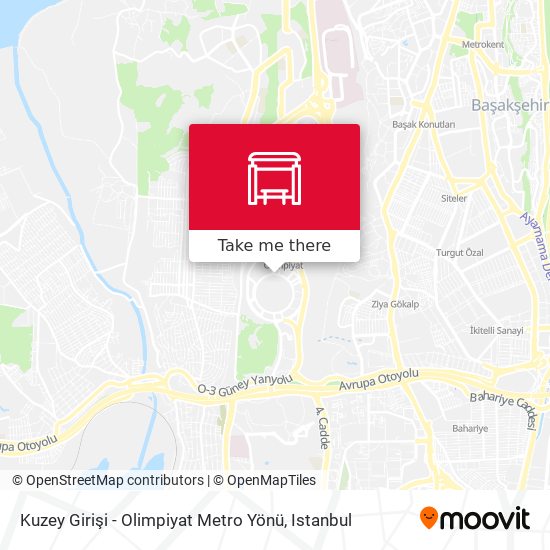 Kuzey Girişi - Olimpiyat Metro Yönü map