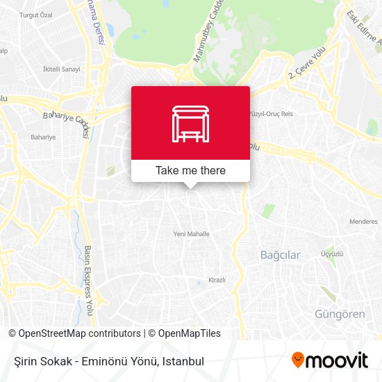 Şirin Sokak - Eminönü Yönü map