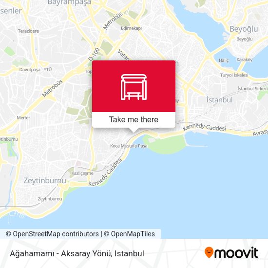 Ağahamamı - Aksaray Yönü map