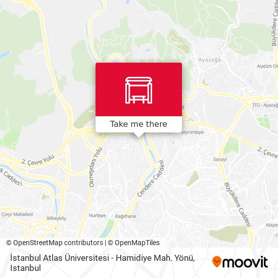 İstanbul Atlas Üniversitesi - Hamidiye Mah. Yönü map