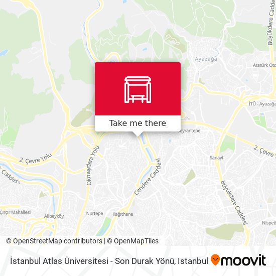 İstanbul Atlas Üniversitesi - Son Durak Yönü map