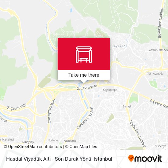 Hasdal Viyadük Altı - Son Durak Yönü map