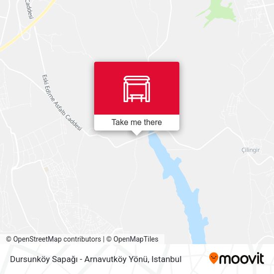 Dursunköy Sapağı - Arnavutköy Yönü map