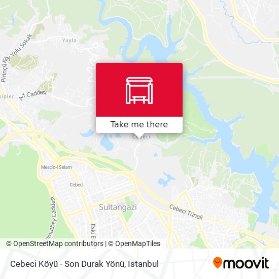 Cebeci Köyü - Son Durak Yönü map